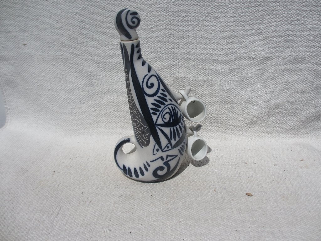 Mooi biscuit keramiek fles Otero Regal? / Picasso stijl, Antiek en Kunst, Ophalen of Verzenden