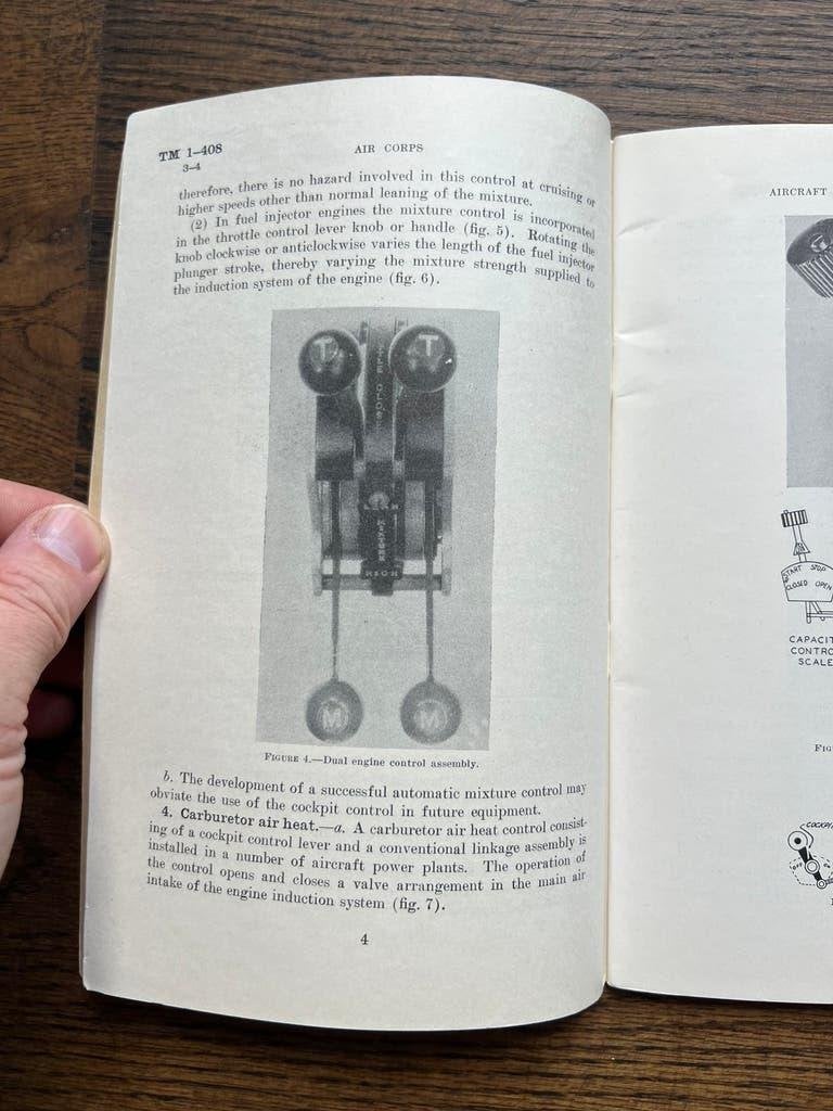 WO2 amerikaans USAAF vliegtuig motor werking voorschrift, Verzamelen, Militaria | Tweede Wereldoorlog, Amerika, Verzenden