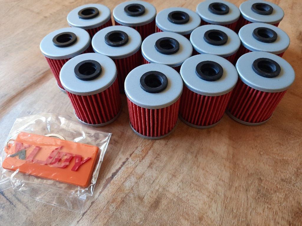 14 stuks papier-type oliefilters voor motorfietsen XLJOY, Motoren, Onderdelen | Overige, Ophalen of Verzenden, Gebruikt