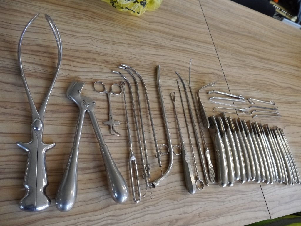 Vintage set medisch gereedschap, Ophalen of Verzenden