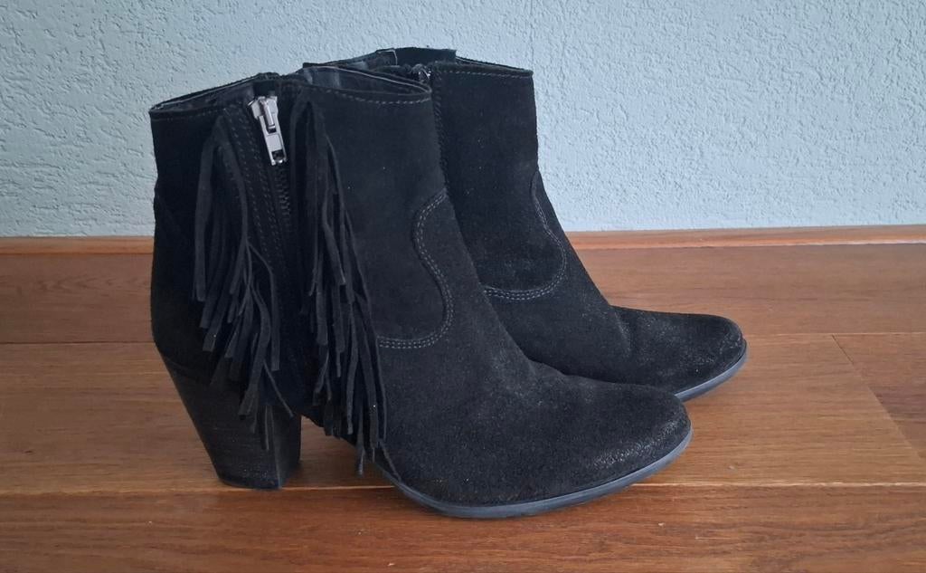 Enkellaarsjes Tamaris, Kleding | Dames, Tamaris, Zwart, Ophalen of Verzenden, Zo goed als nieuw
