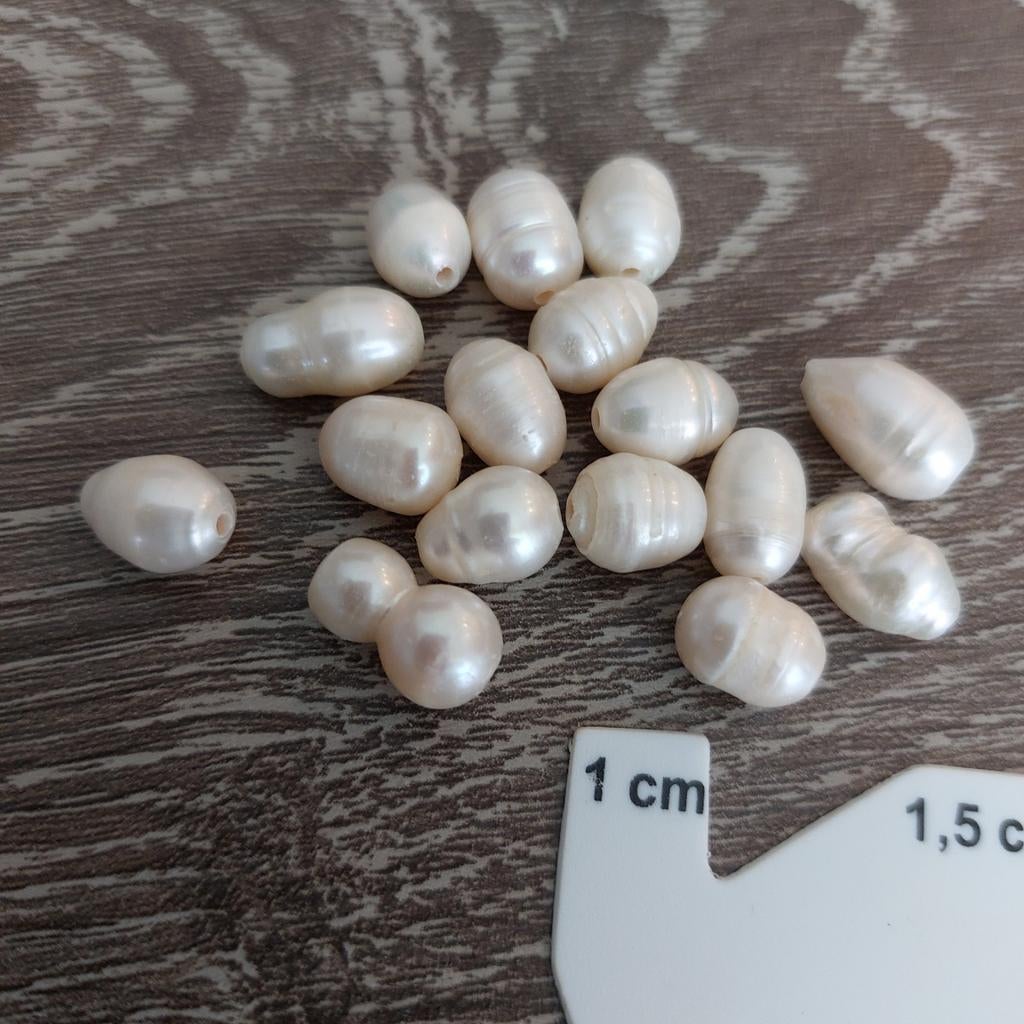 Zoetwaterparel bedels - set van 16, Ophalen of Verzenden, Nieuw, Bedel