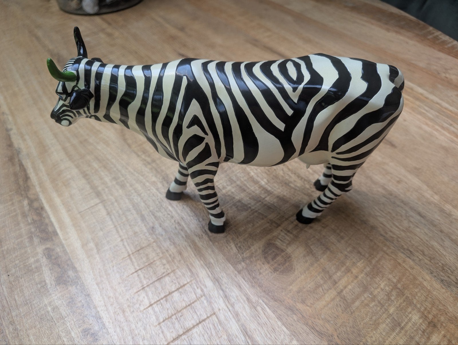 CowParade "The Greenhorn" Zebraprint Koe - NYC 2000, Verzamelen, Ophalen of Verzenden, Zo goed als nieuw, Dier