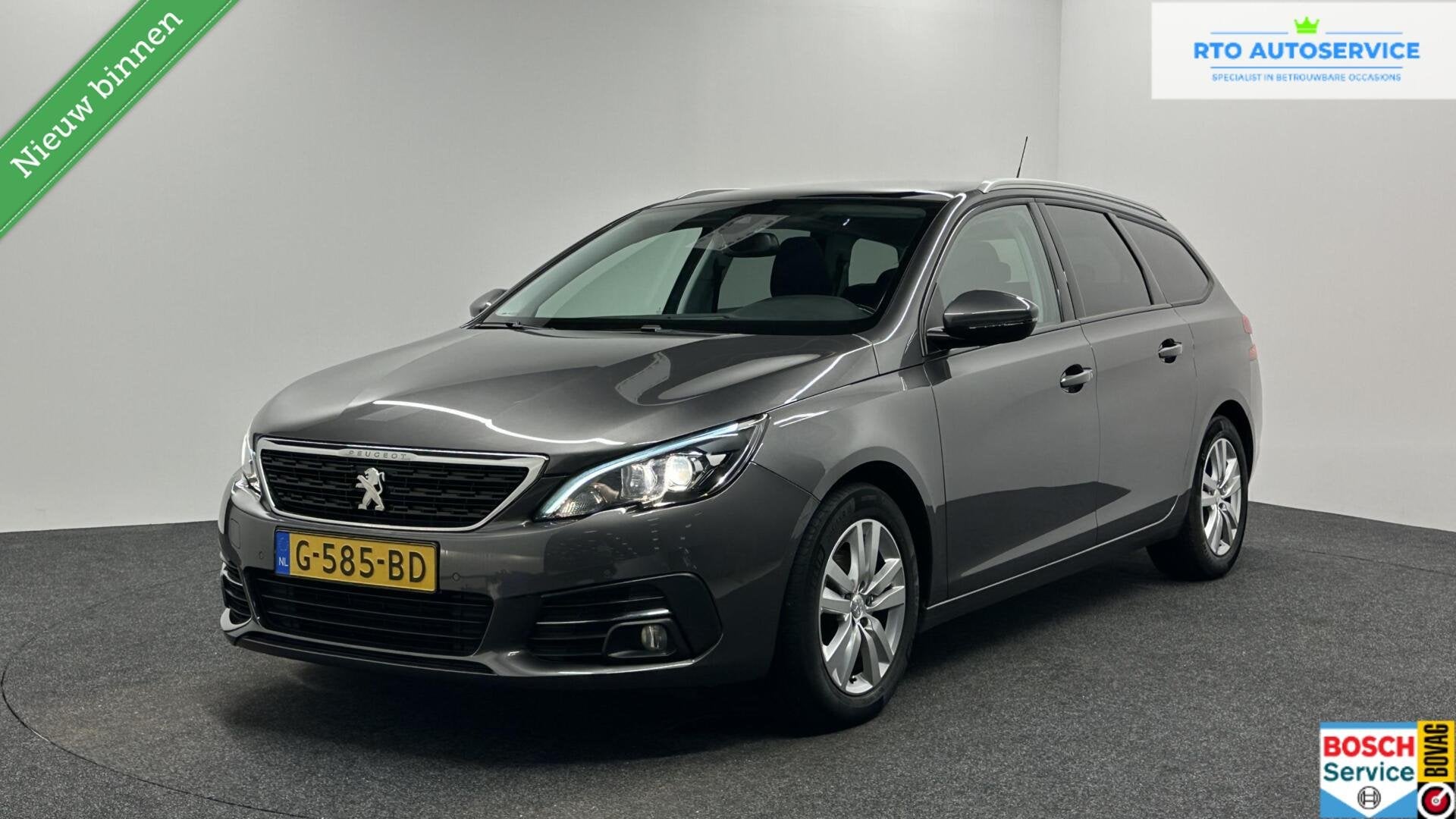 Peugeot 308 SW 1.2 PureTech Blue Lease Executive PANO CAMERA, Auto's, Peugeot, Bedrijf, Te koop, ABS, Achteruitrijcamera, Airbags
