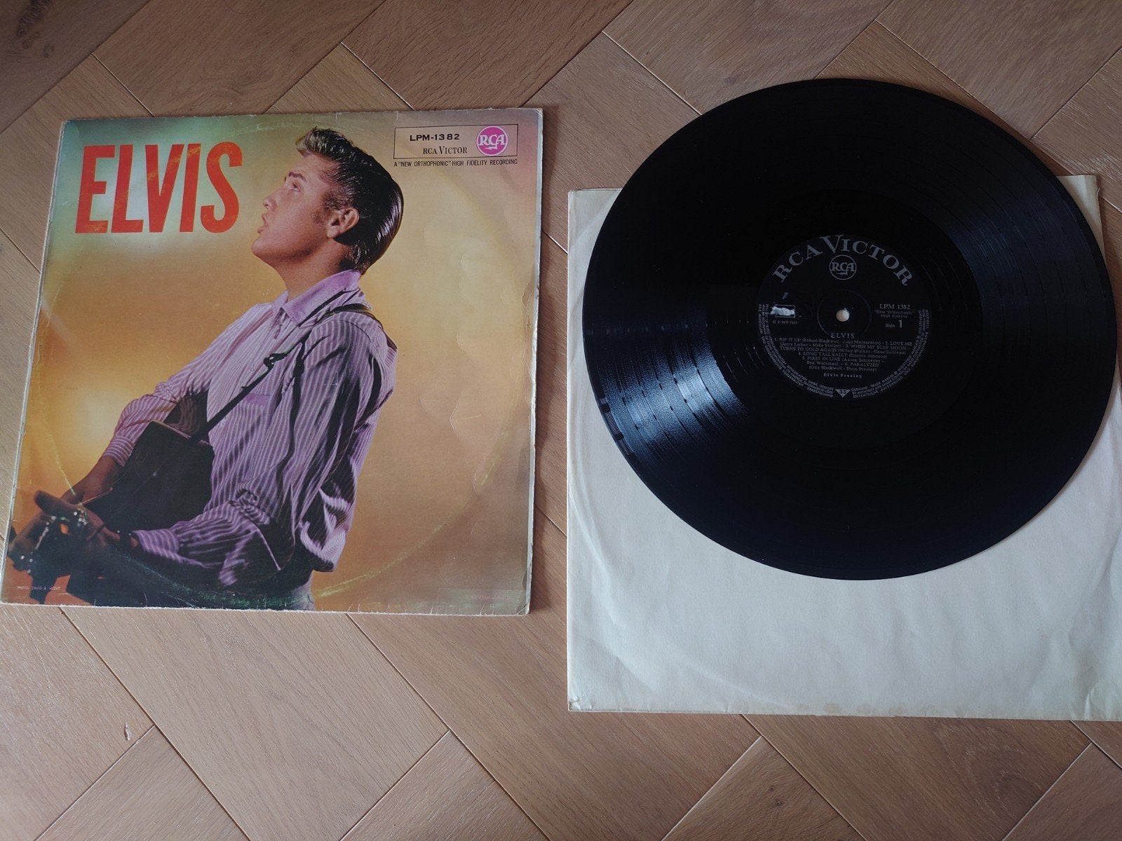 Elvis Presley - Elvis (LP, 1956), Cd's en Dvd's, Vinyl | Pop, LP, Rock, Gebruikt, Originele persing