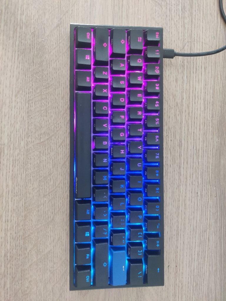 Ducky One 2 Mini, Computers en Software, Toetsenborden, Zo goed als nieuw, Qwerty, Bedraad, Gaming toetsenbord, Multi-device, Plug-and-play