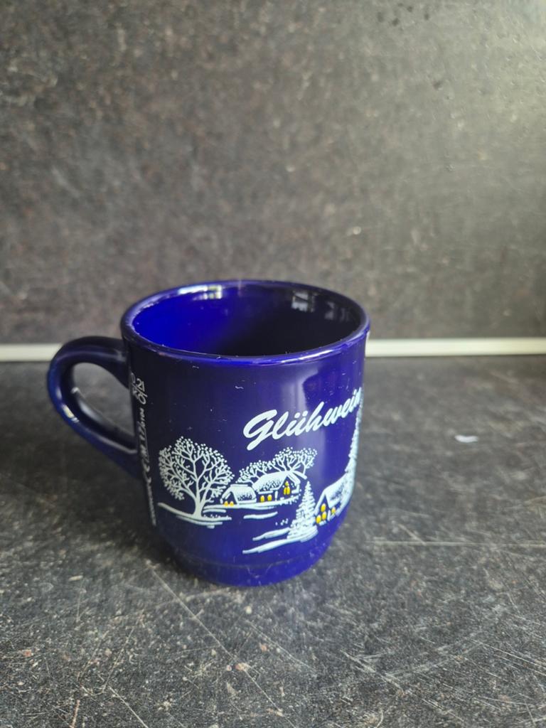Van Well Gluhwein of chocomelk beker, Ophalen of Verzenden, Zo goed als nieuw, Gebruiksvoorwerp