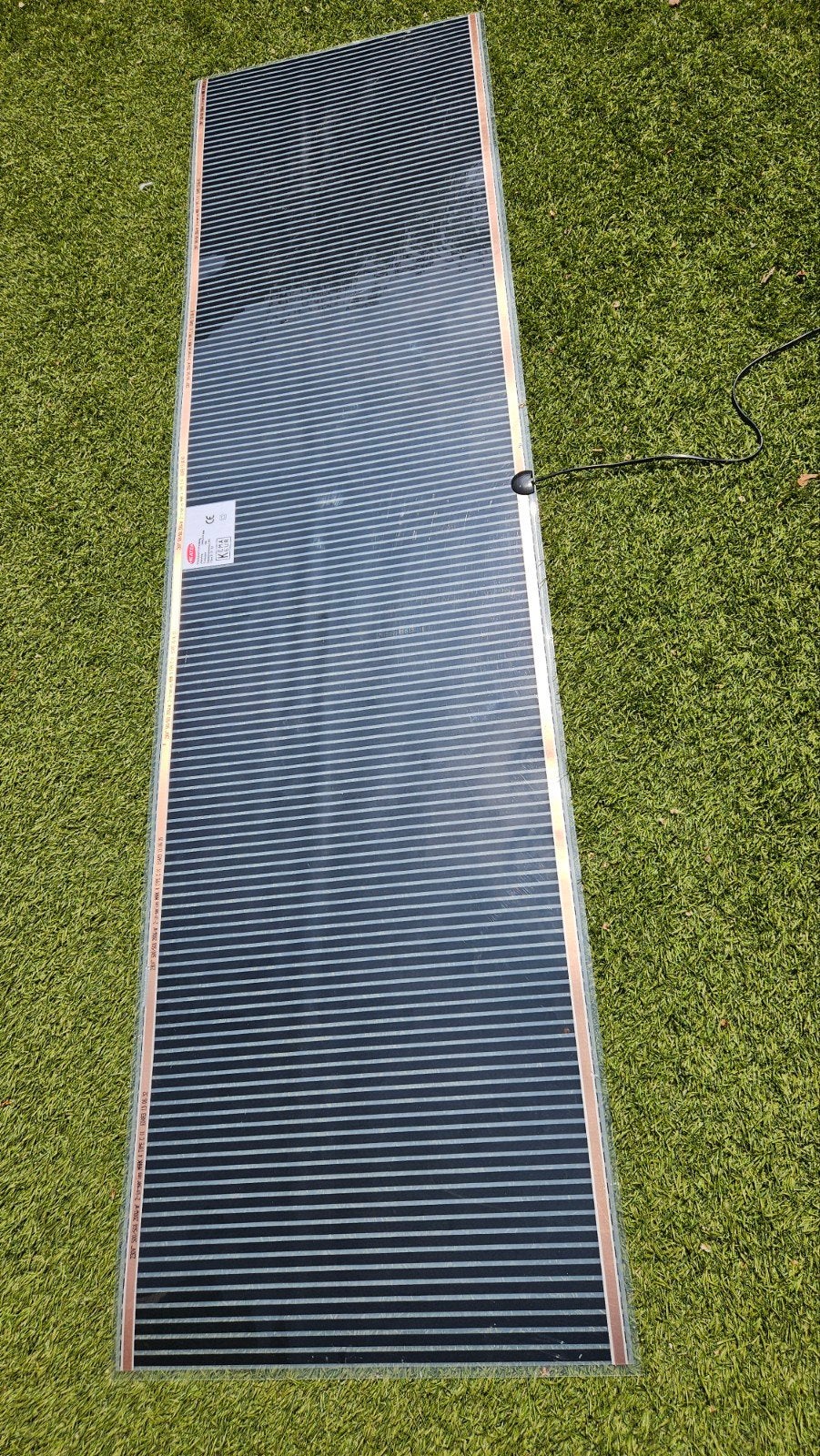 HEATEK Vloerkleed Verwarming 200W, Caravans en Kamperen, Caravan accessoires, Ophalen of Verzenden, Zo goed als nieuw