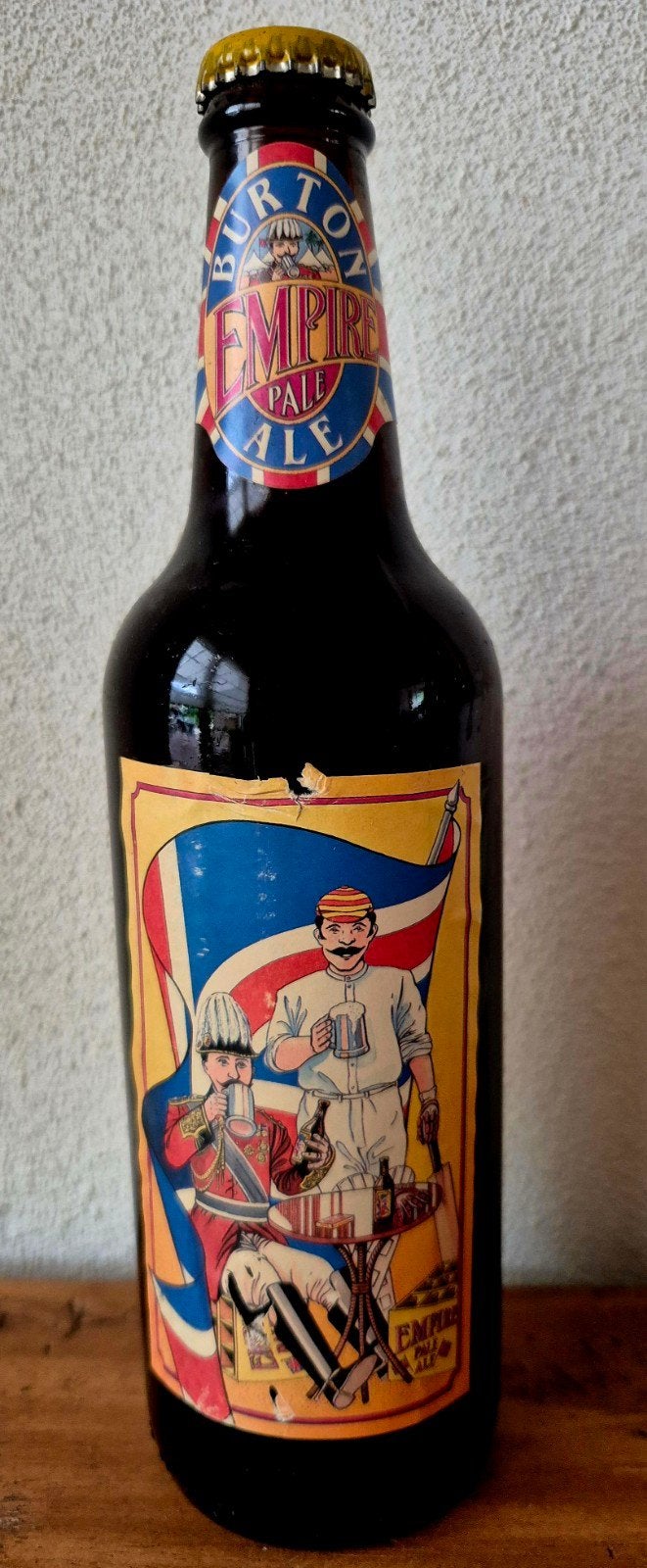 1997 fles EMPIRE Pale ALE 0,5ltr Burton Bridge Brewery 7,5%, Verzamelen, Biermerken, Ophalen of Verzenden, Zo goed als nieuw, Flesje(s)
