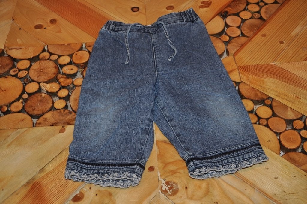 Leuke jeans H&M 74, Kinderen en Baby's, Babykleding | Maat 74, Gebruikt, Broekje, Meisje, H&M