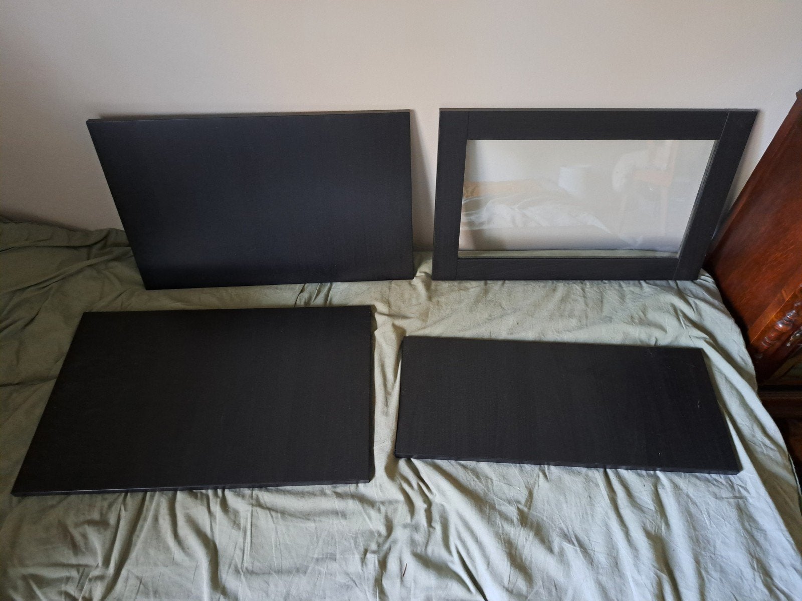 IKEA Lappviken & Sindvik deurtjes en ladefront zwartbruin, Huis en Inrichting, Ophalen, Gebruikt