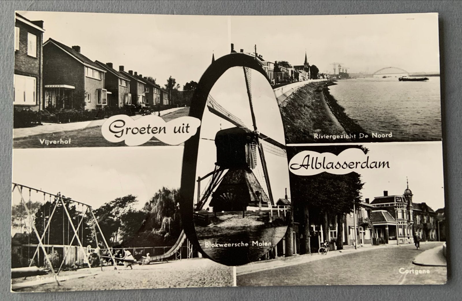 Alblasserdam - Vijverhof, De Noord, Molen, Verzamelen, Verzenden, 1960 tot 1980, Gelopen, Noord-Holland