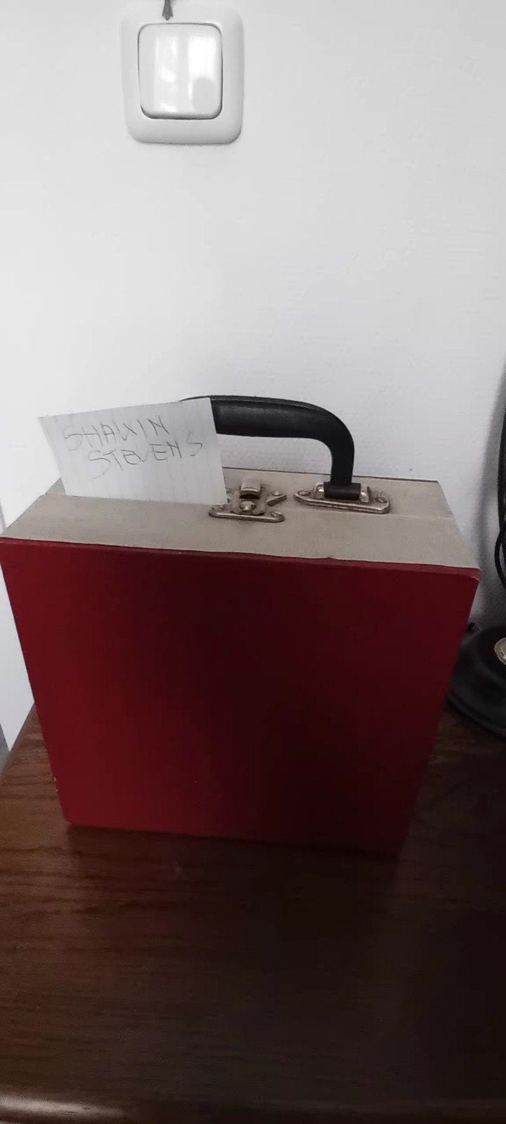 koffertje met singles shakin Stevens, Ophalen, Gebruikt, Pop