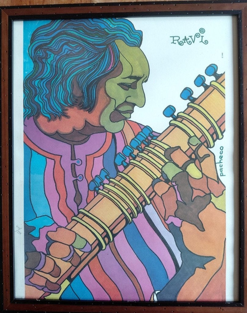 Lithografie "Ravi" van Ferdi Pacheco, Ophalen