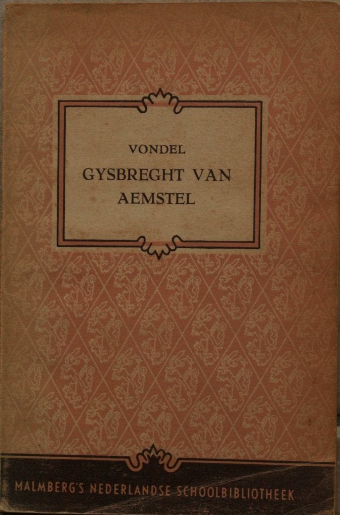 Retro boek Vondel Gysbreght van Aemstel nr 1921, Boeken, Verzenden, Gelezen