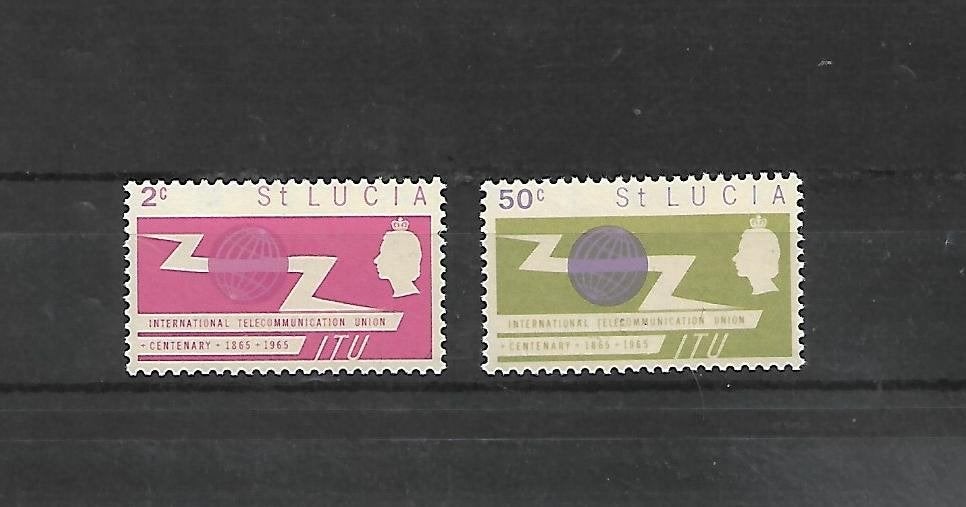 St. Lucia  Michel nr. 186-87  Postfris, Postzegels en Munten, Ophalen, Postfris, Overige thema's
