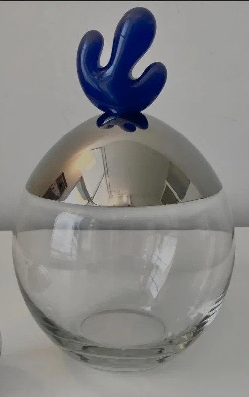 Alessi Big Ovo voorraadpot, Huis en Inrichting, Gebruikt, Verzenden, Overige typen, Glas