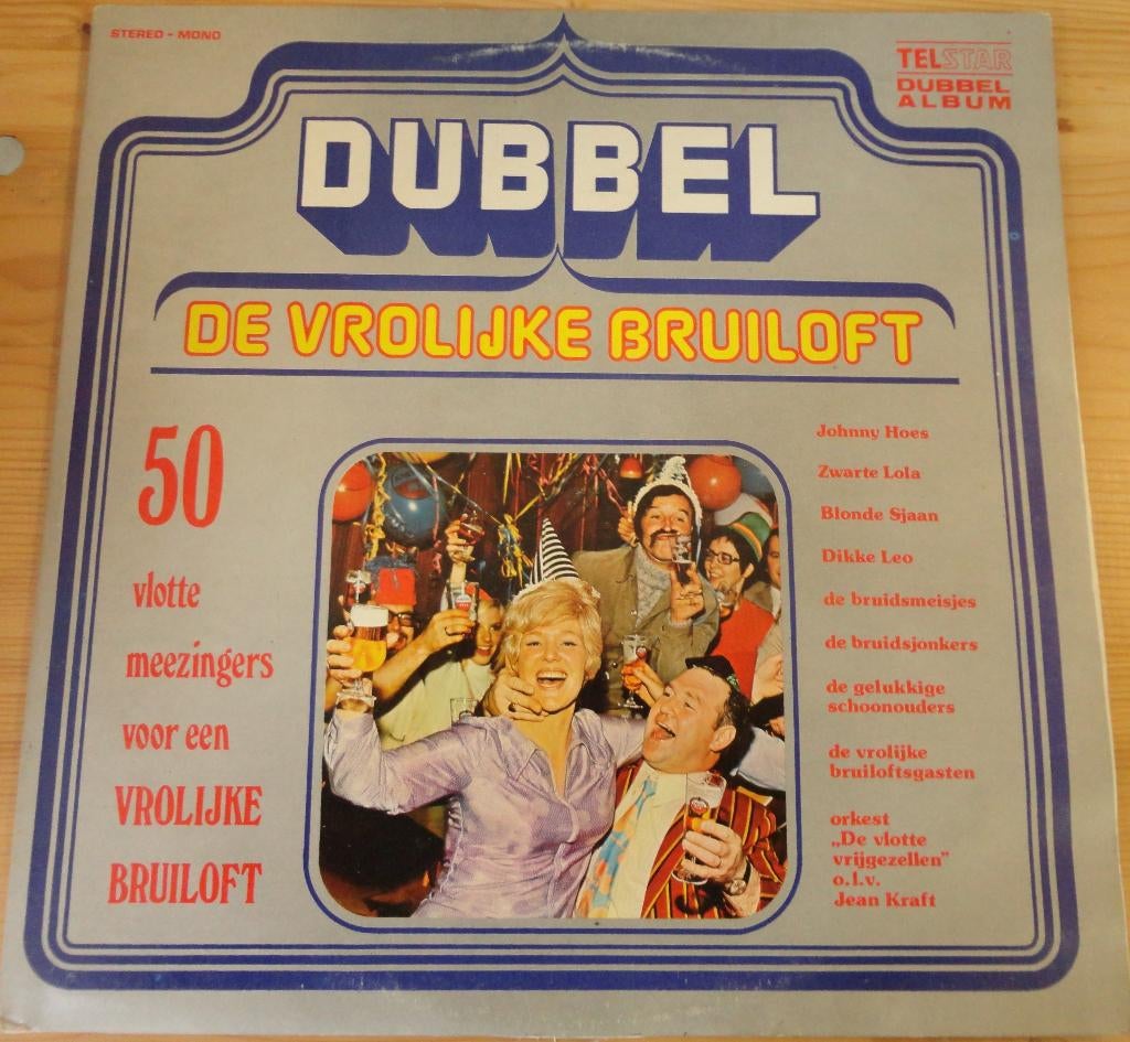 De Vrolijke Bruiloft ( 2-LP's ), Cd's en Dvd's, Vinyl | Nederlandstalig, Ophalen of Verzenden, Gebruikt, 12 inch, Levenslied of Smartlap