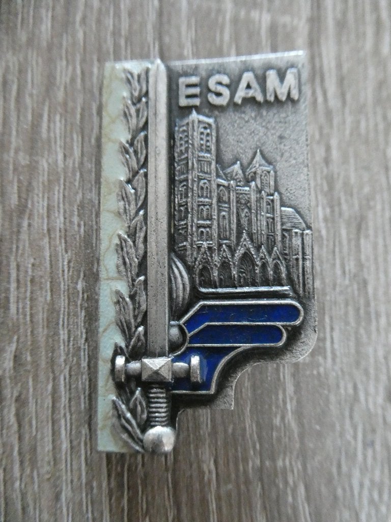 Frans speld, Ecole Supérieure et d'Application du Matériel, Ophalen of Verzenden, Landmacht, Overige gebieden, Embleem of Badge
