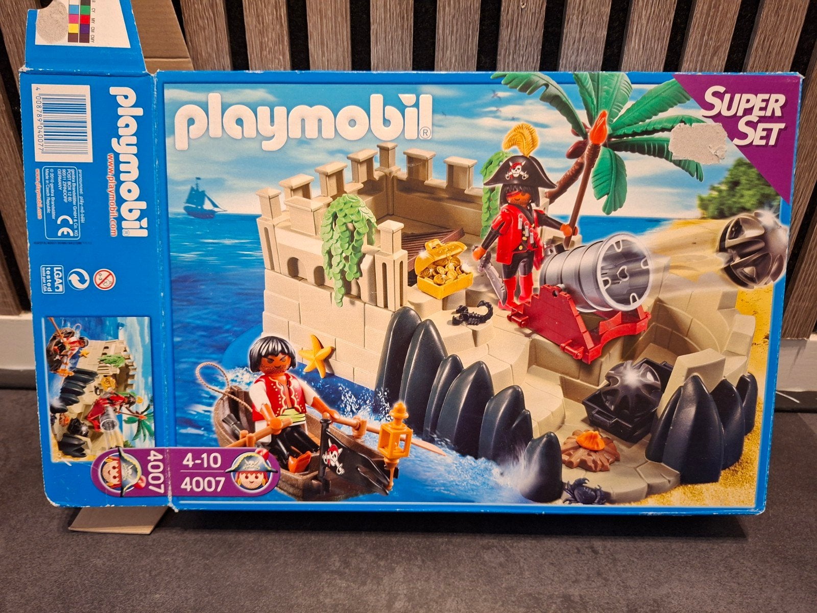 Playmobil Piraten Vesting 4007 & Pirateneiland 4139, Kinderen en Baby's, Speelgoed | Playmobil, Ophalen of Verzenden, Zo goed als nieuw
