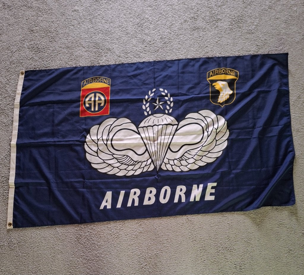 Airborne Vlag, Verzenden, Overige soorten, Amerika, Vlag of Vaandel