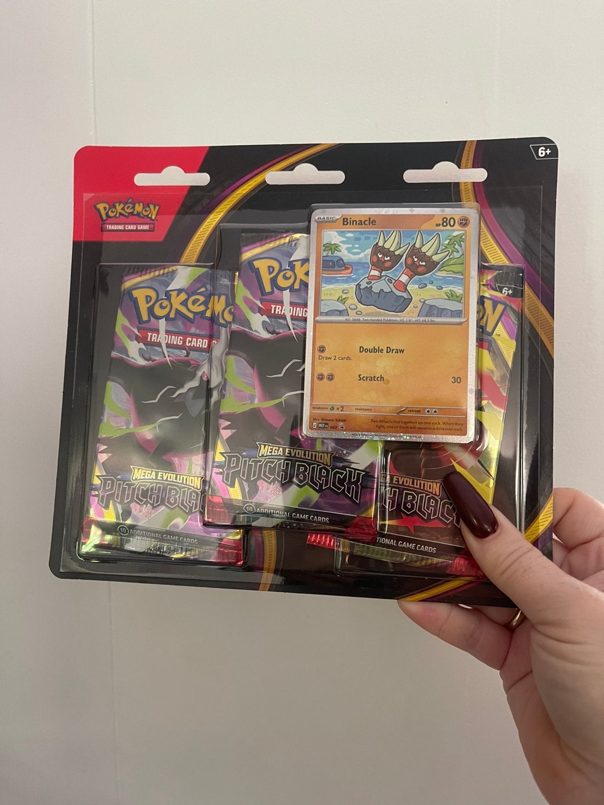 Pitch black blisters, Ophalen, Nieuw