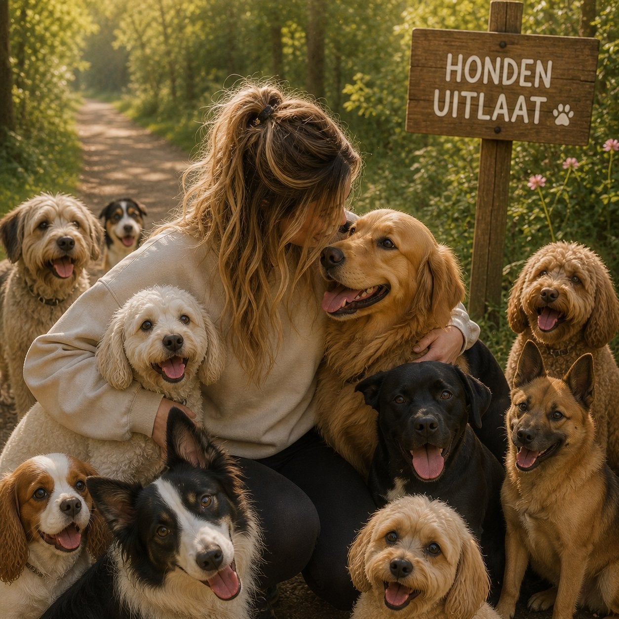 Honden uitlaten, Uitlaatservice