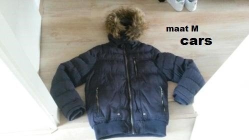 winterjas cars maat M, Ophalen, Zo goed als nieuw, Blauw