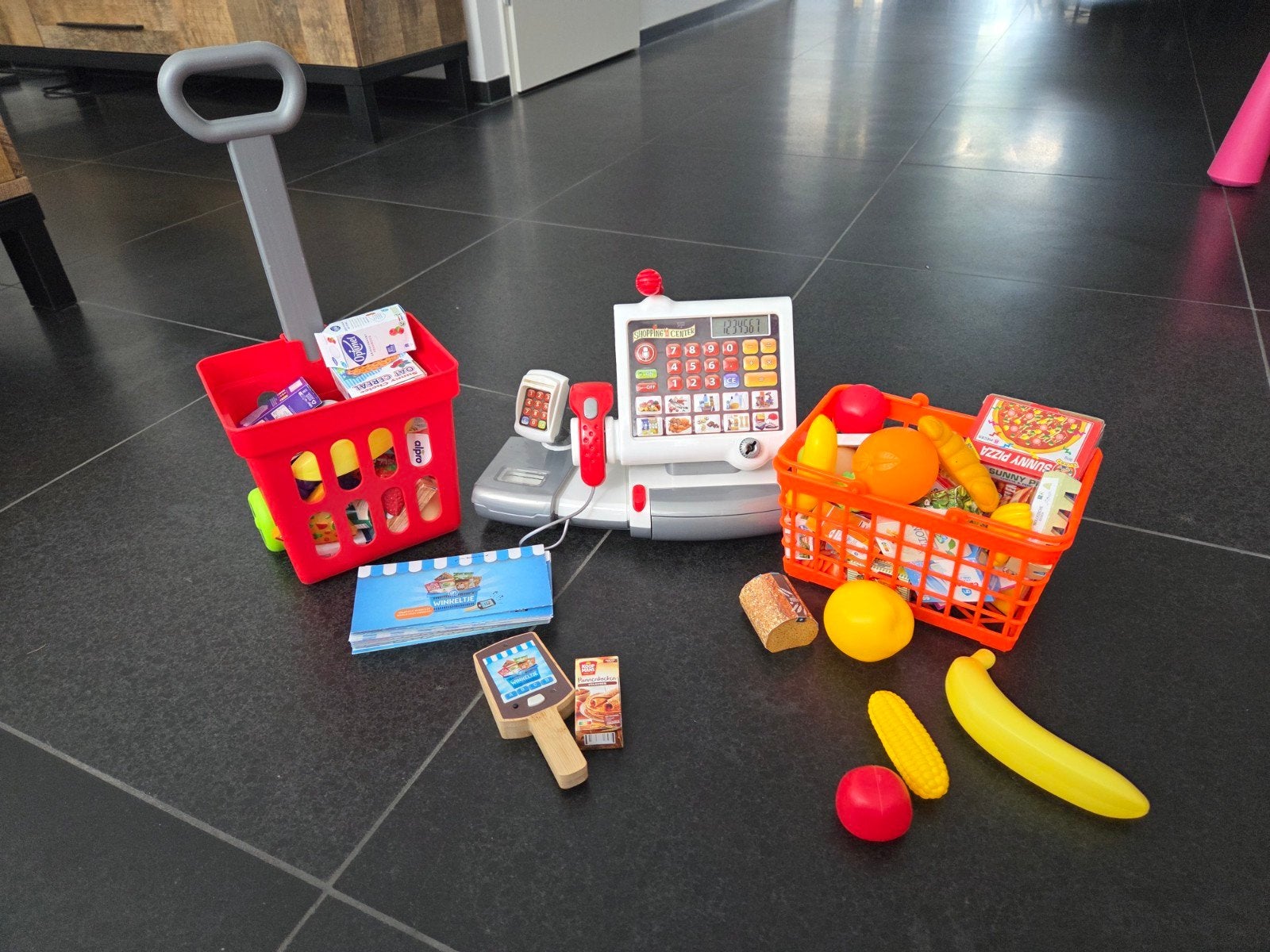 Winkeltje spelen: Kassa, scanner, boodschappen en meer!, Ophalen, Gebruikt, Jongen of Meisje