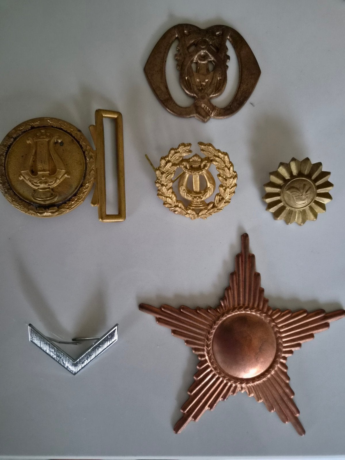 Uniform emblemen, Ophalen of Verzenden, Landmacht, Nederland, Embleem of Badge