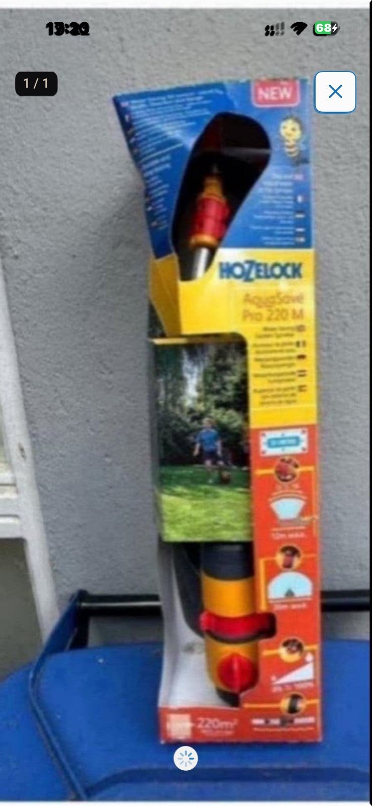 Hozelock AquaSave Pro 220 M Sproeier - Nieuw in doos, Ophalen of Verzenden, Nieuw, Tuinslangkoppeling