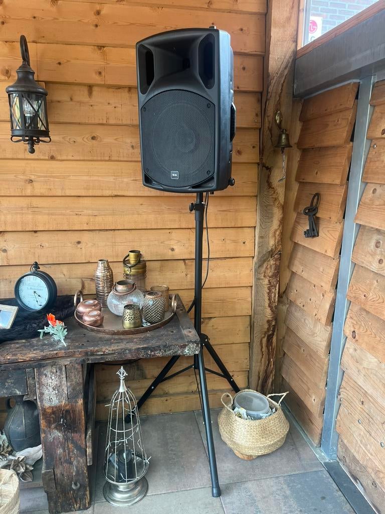 Luidsprekers Boxen qtx QX15PA muziek, Audio, Tv en Foto, Luidsprekers, Ophalen, Gebruikt, Overige merken