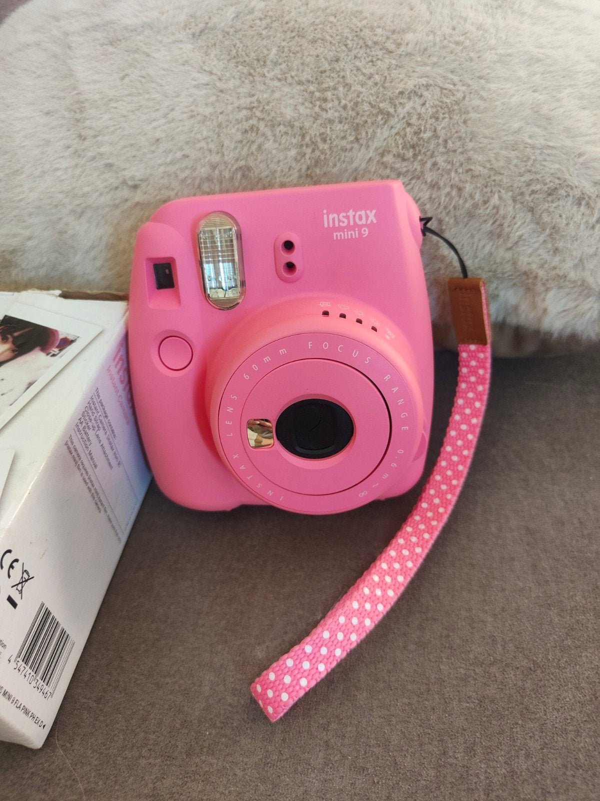 Instax Mini 9 - Nieuw in doos - Roze Instant Camera, Ophalen of Verzenden, Nieuw, Geen optische zoom