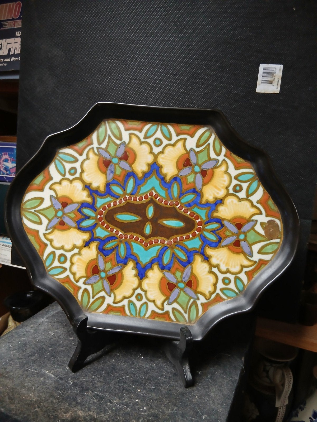 puntgaaf dienblad gouda plateel, Ophalen