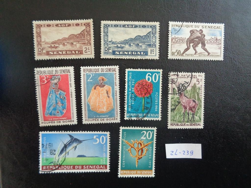 senegal - diverse (zl-239), Ophalen of Verzenden, Overige landen, Gestempeld