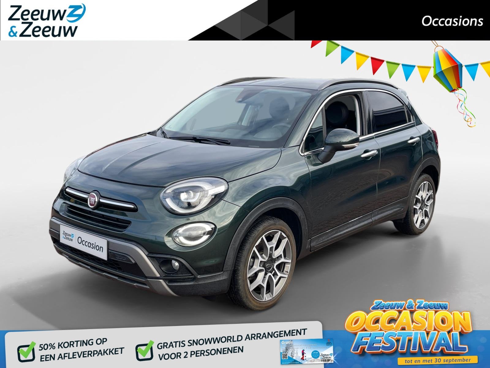 Fiat 500 X 1.0 GSE Urban Opening Edition *Navi+Camera*Climat, Auto's, Voorwielaandrijving, Dealer onderhouden, Bluetooth, Gebruikt