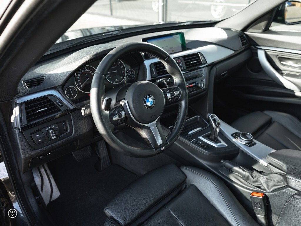 Bmw 3-SERIE GRAN TURISMO 335i M-sport Aut. - Radar, Pano, Me, Auto's, BMW, Automaat, Met garantie (alle), Zwart, Leder