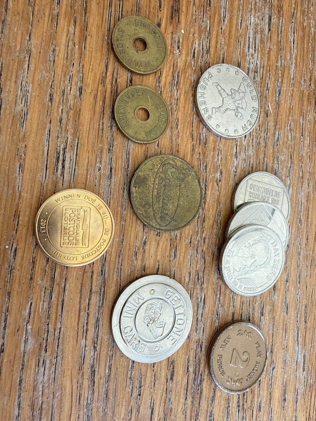 Diverse collectie munten en penningen, Postzegels en Munten, Penningen en Medailles, Ophalen of Verzenden, Overige materialen