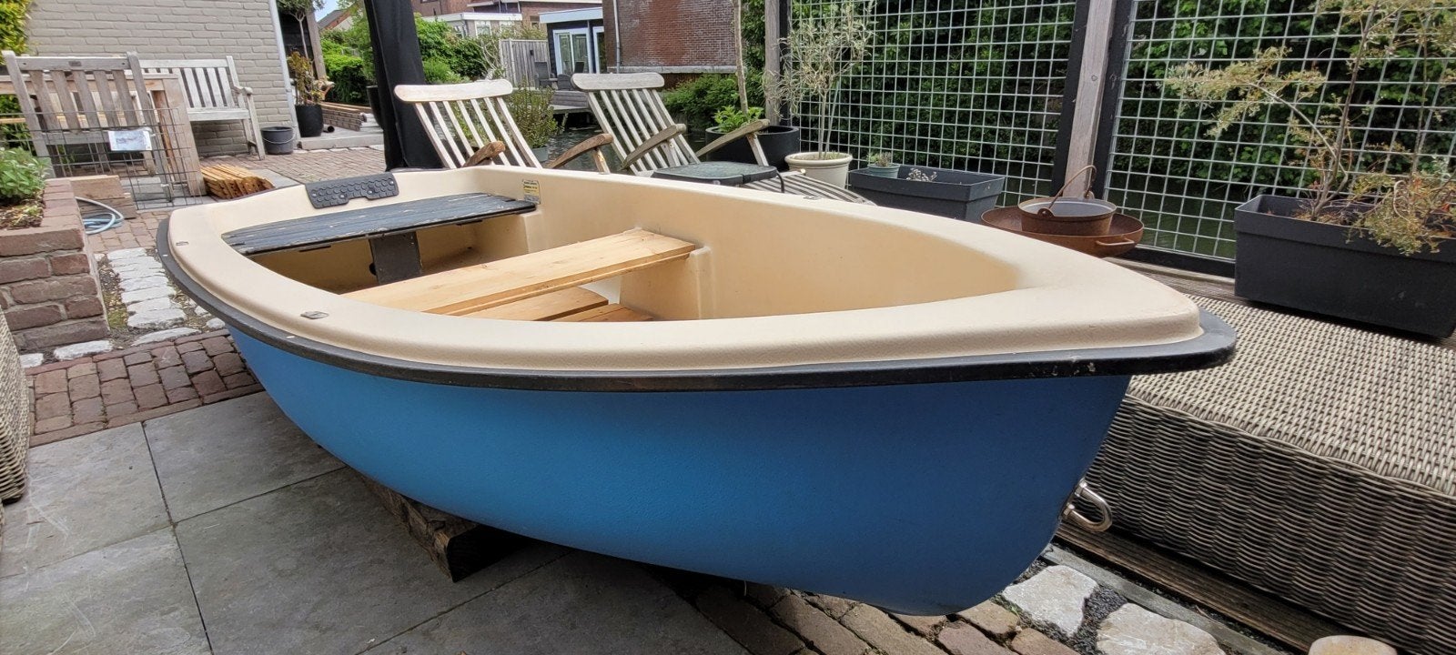 Polyester roeiboot, ideaal voor kinderen, Watersport en Boten, Roeiboten, Gebruikt, Polyester, Ophalen