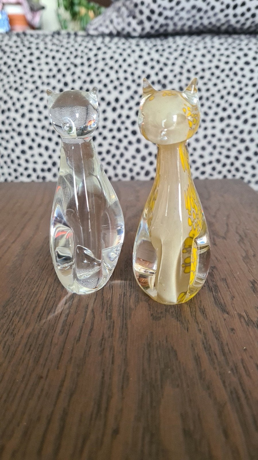 Pfeiffer Brilliant Kristal Katten - Set van 2, Ophalen