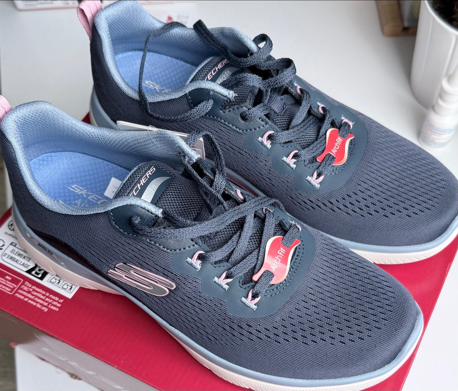 Skechers Arch Fit sneakers - Nieuw, Ophalen of Verzenden, Nieuw, Blauw, Sneakers of Gympen