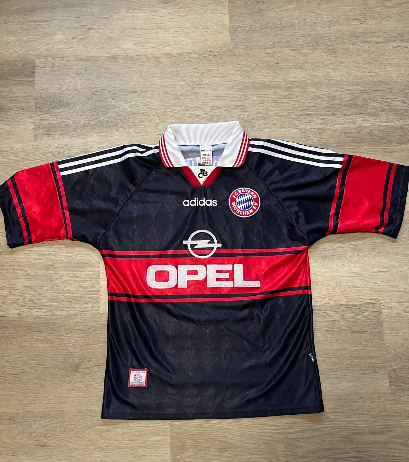 Vintage voetbalshirt Bayern Munchen 1997, Maat M, Ophalen of Verzenden, Zo goed als nieuw, Shirt