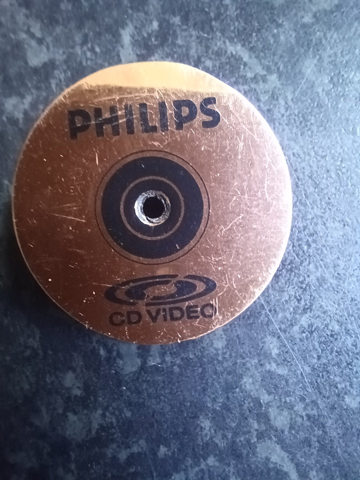 Speld PHILIPS CD Video, Ophalen of Verzenden, Gebruikt, Overige onderwerpen, Speldje of Pin