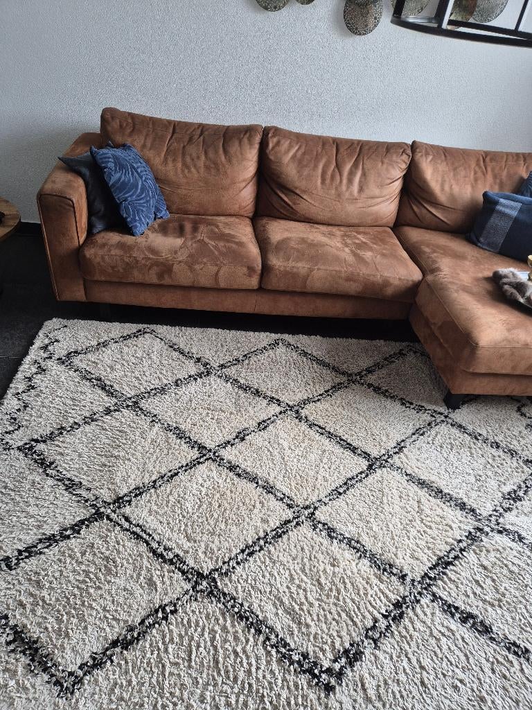 vloerkleed wol, Ophalen, Zie foto, Gebruikt, 150 tot 200 cm