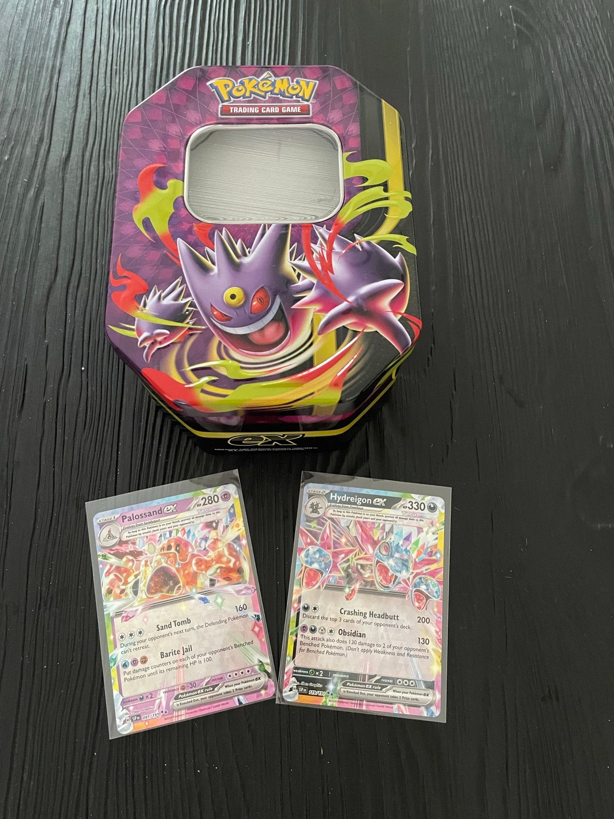 Pokémon kaarten inclusief bewaarblik + 2 EX kaarten, Hobby en Vrije tijd, Verzamelkaartspellen | Pokémon, Ophalen of Verzenden