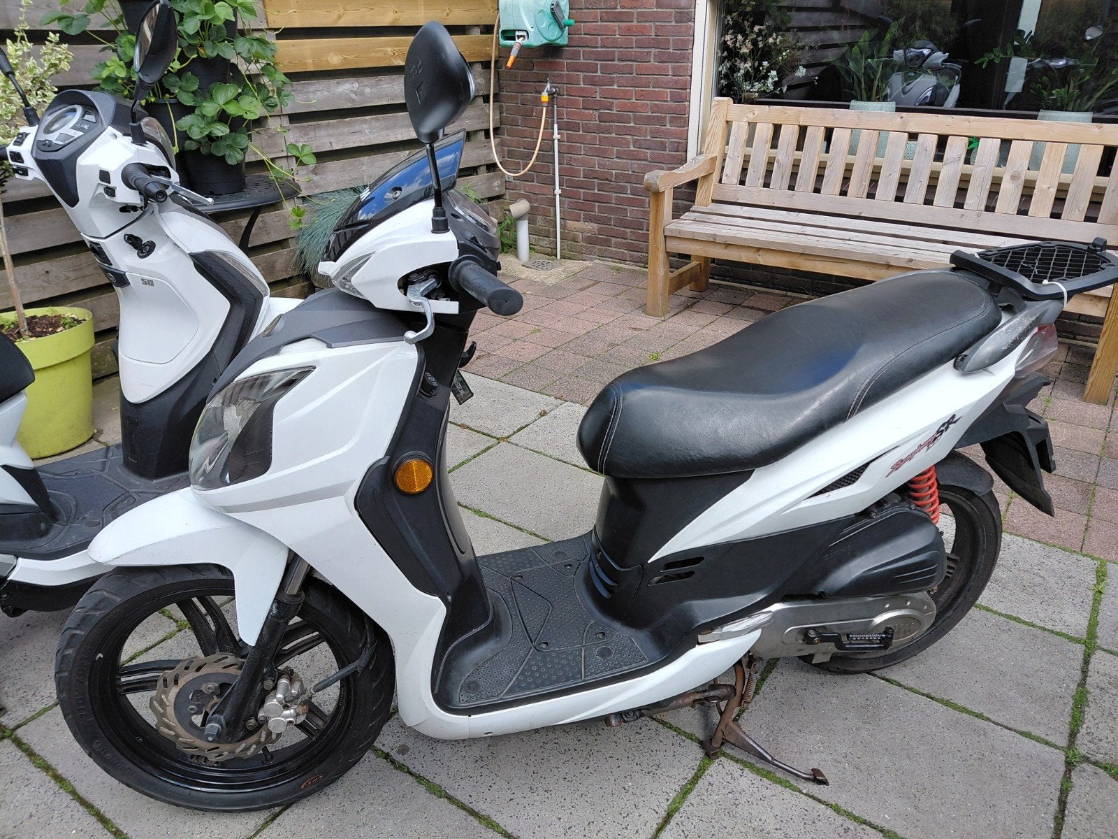 Sym Symphony SR 50 Scooter - Wit,, Fietsen en Brommers, Scooters | SYM, Ophalen, Gebruikt, Overige modellen, Benzine