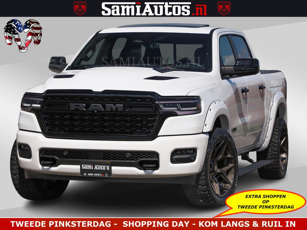 Dodge Ram Limited Night High Output 540HP 706Nm | Massage +, Auto's, Automaat, Met garantie (alle), Wit, Leder