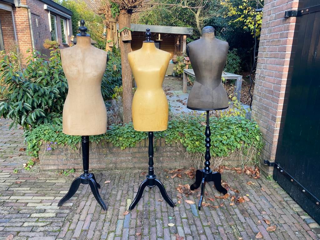 Antieke paspoppen., Antiek en Kunst, Antiek | Woonaccessoires, Ophalen