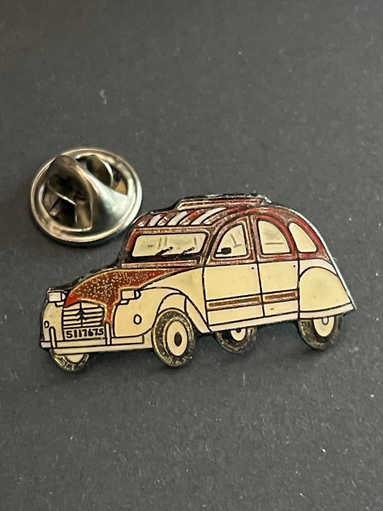 Vintage Citroën 2CV pin - Auto speldje / pin, Transport, Ophalen of Verzenden, Zo goed als nieuw, Nvt