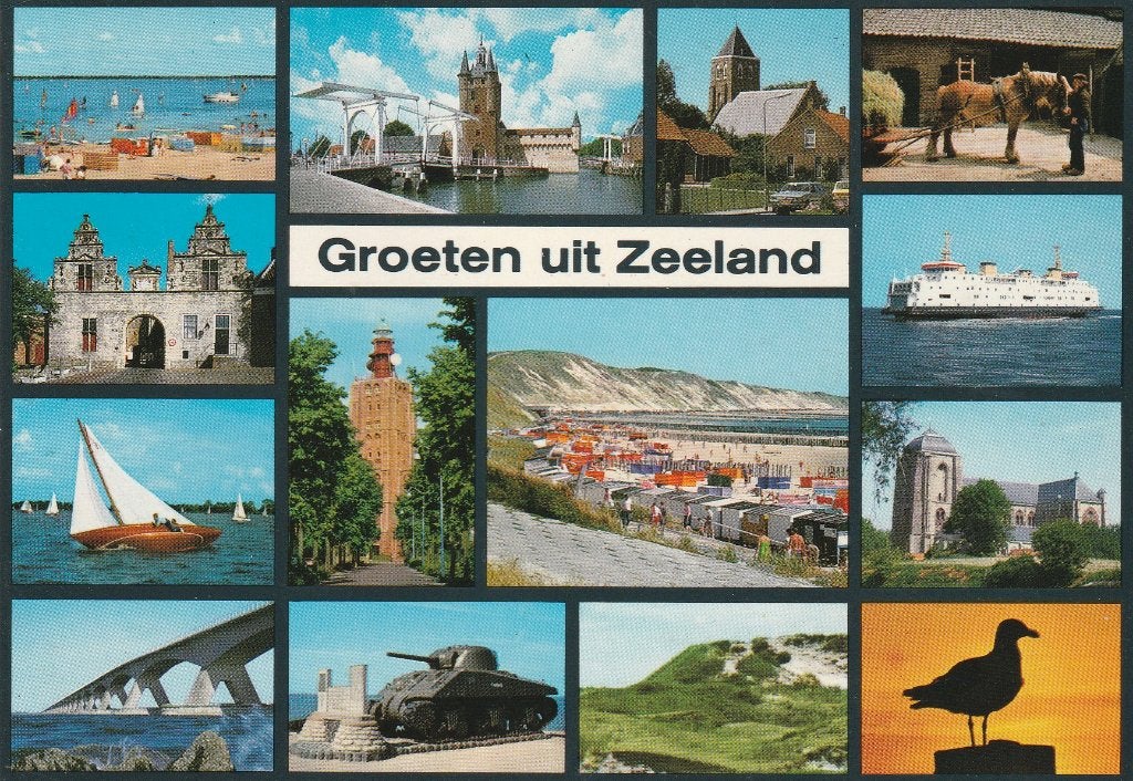 Groeten uit Zeeland 60, Ophalen of Verzenden, 1980 tot heden, Gelopen, Zeeland